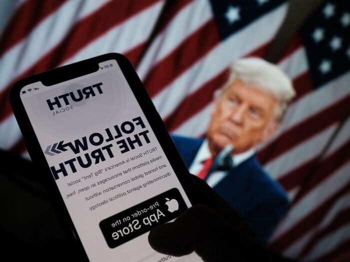 Truth Social App became the most downloaded app with the launch